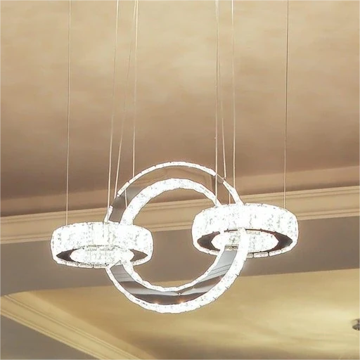 Komfort Zyrandol Dreipunkt-Kristall-Kronleuchter mit integrierter LED-Lichtquelle – Bild 2